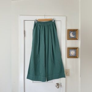Sundry Size 1 (4-6) Sea Green Relaxed Wide Leg Pants Boho EUC
